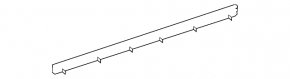 Inner front right glass seal for Lexus RX350 RX450h 18-22