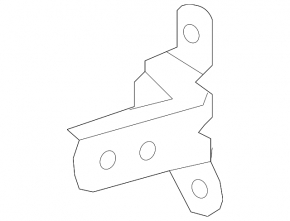 Lower rear left door hinge for Toyota Corolla 14-19