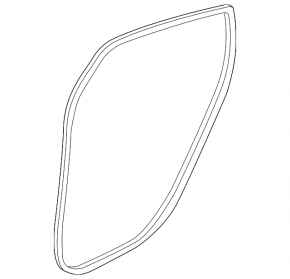 Rear right door seal for Honda Accord 18-22