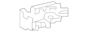 Lexus RX450h 16-22 rear positive battery terminal