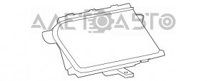 Monitor, display without navigation Lexus RX350 10-15