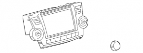 Monitor, display, navigation Toyota Highlander 11-12 hybrid