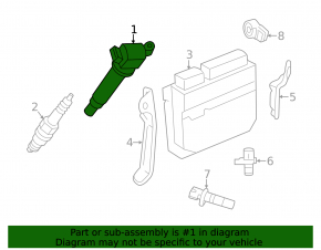 Ignition coil Toyota Rav4 19- 2.5