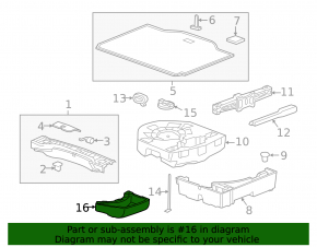 Foam for Buick Encore 17-19 tool