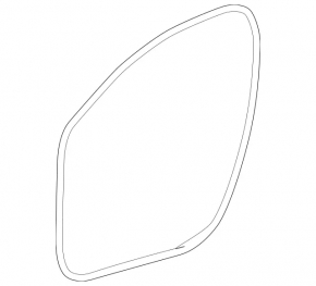 Front left door seal for Mercedes H247 GLA 20-26