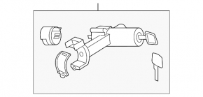 Ignition switch Nissan Sentra 13-19 automatic transmission