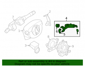 Ignition switch Nissan Sentra 13-19 automatic transmission