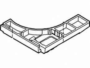 Trunk tray left Ford Focus mk3 11-18 5d titanium