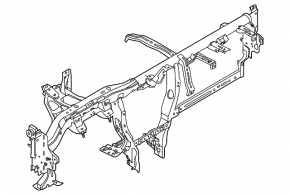 Under-torpedo pipe reinforcement Ford Bronco Sport 21-25