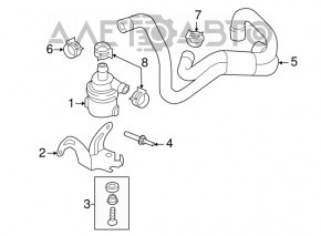 Coolant pump Audi Q7 16-