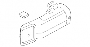 Air duct from the air filter housing, right BMW X3 G01 20-24 M