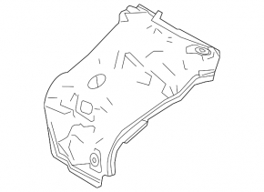 Exhaust manifold protection Lexus NX200t NX300 15-21