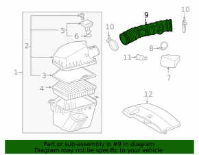 Air duct Lexus GS450h 06-11