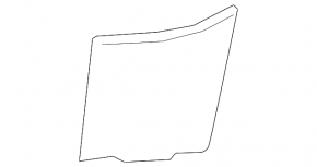 Front bumper air duct left Audi A6 C8 19-25 outer part, S-Line