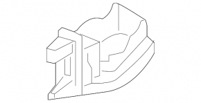 Front bumper reinforcement bracket left Audi A6 C8 19-
