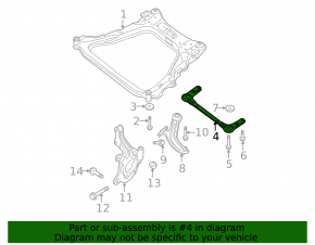 Front Subframe Mount Nissan Rogue Sport 17-22