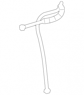 VW Jetta 11-18 USA Hood Release Cable Long Rear