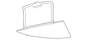 BSM Blind Spot Sensor Bracket Right BMW X5 F15 14-18
