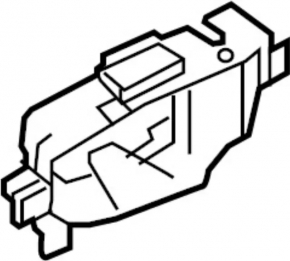 Door handle inner rear right Infiniti Q50 14-