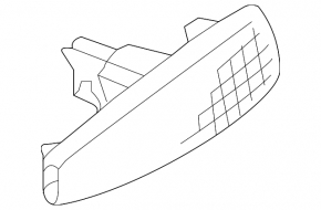 Turn signal in the wing front left Mitsubishi Outlander Sport ASX 10-