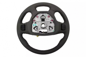 Naked steering wheel GMC Terrain 18-19 leather dark gray with heating