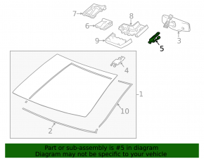 Rain sensor Cadillac ATS 13-19