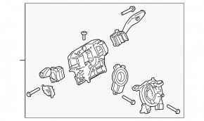 Lincoln MKC 15- Steering Column Shift Paddle Mount