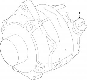 Generator Ford Edge 22-24 2.0T 240 amp