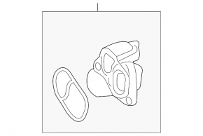 Mazda 6 18-21 2.5 thermostat housing cover
