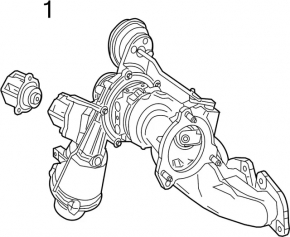 Infiniti Q60 17-18 2.0 Turbocharger Control Valve