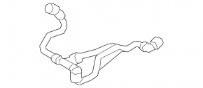 Cooling pipe BMW F30 12-18 N20 tee