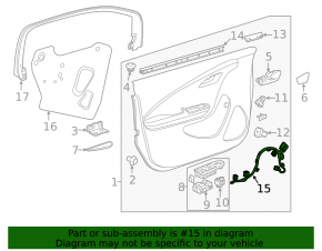 Chevrolet Volt 11 Front Left Door Wiring