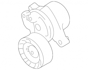 Subaru Forester 25-26 2.5 camshaft tensioner pulley