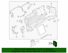 Climate Control Unit Module Nissan Ariya 23-25