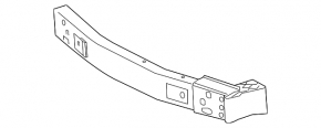 Front Bumper Reinforcement Lexus RX350 RX450h 16-19