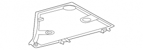 Bottom protection rear right Toyota Sienna 21-24