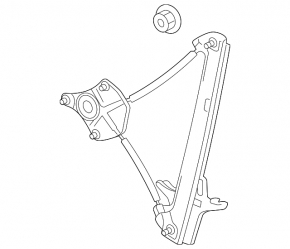 Window lift mechanism rear right VW Golf 15-21 5d