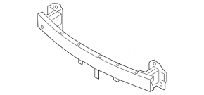 Hyundai Elantra AD 17-20 USA front bumper reinforcement for towing hook