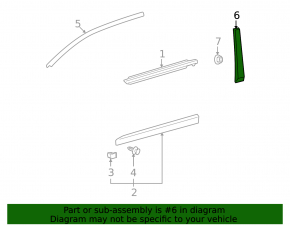 Front right side door trim for Lexus GX460 10-17