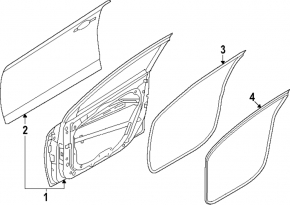 Kia EV9 24-25 front left door