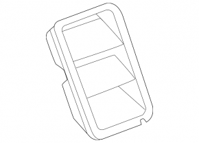 Ventilation shield left Nissan Rogue 21-24