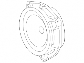 Speaker rear left Lexus GS300 GS350 GS430 GS450h 06-09 Mark Levinson