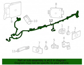 Chevrolet Equinox EV 24-26 rear bumper wiring