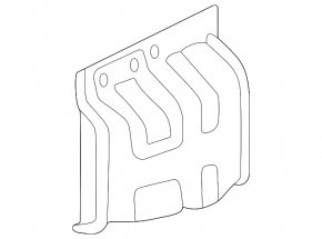Rear bumper mount, right lower, Kia Sorento 21-24 HEV, PHEV