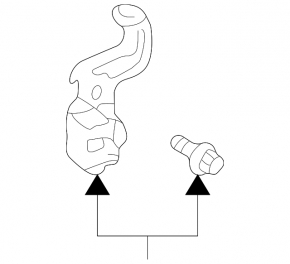 Rear right airbag sensor for Lexus RX300 98-03