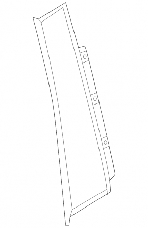 Door trim, side rear right, Audi A3 8V 16-18 5d, front