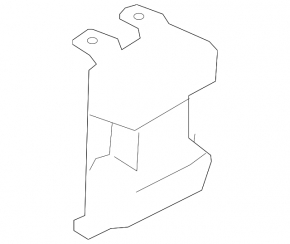 Rear Bumper Absorber Right Buick Encore 13-16