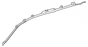 Left side curtain airbag detonated on a Mercedes GLC 16-22