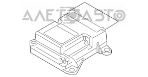 SRS airbag module airbag computer Mazda3 MPS 09-13