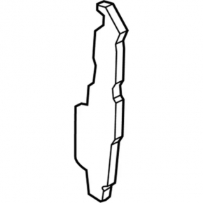Right door-wing seal for Lincoln MKC 15-19